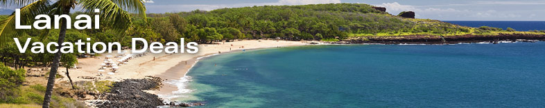 A view of Manele Bay on Lanai